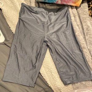 grey biker shorts